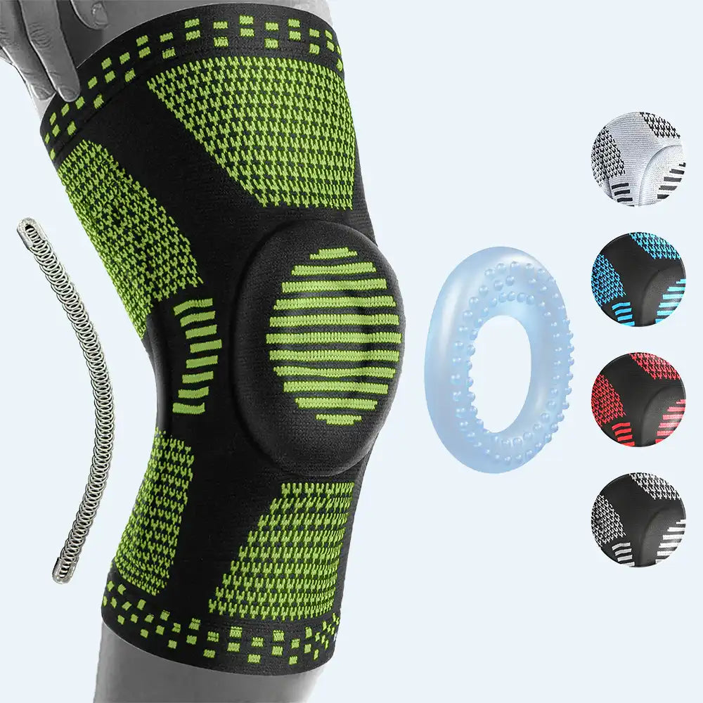 Compression Knee Brace with Gel Pads and Patella Stabilizers Supports Secondary image