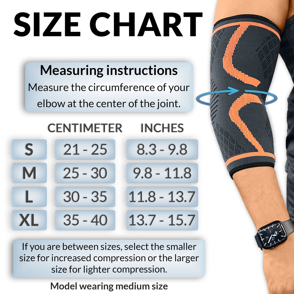 Compression Elbow Support Sleeve for Tennis Elbow Pain Relief