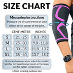 Compression Elbow Support Sleeve for Tennis Elbow Pain Relief