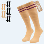 Knee High Compression Socks for Long Flights & Running