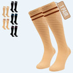 Knee High Compression Socks for Long Flights & Running