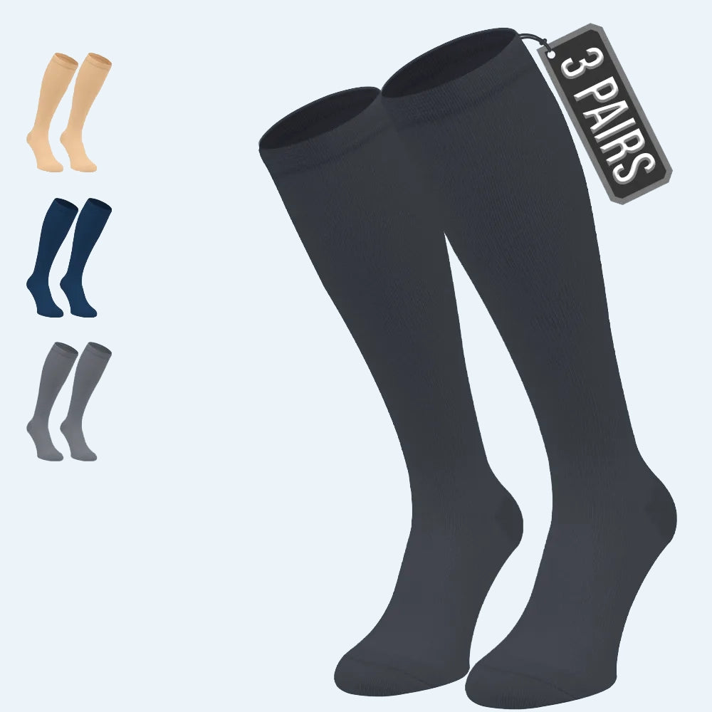 Compression Socks for Women & Men – Long Flight Travel Support Secondary image