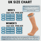 Knee High Compression Socks Stockings for Women, Men, Running, Cycling, Nurses, Flying, Edema, Pregnancy, 15-20 mmHG