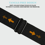 Comfortable Sleep Eye Mask for Men & Women, Total Blackout, Zero Eye Pressure, Soft Fit & Travel-Friendly with Adjustable Strap & Ear Plugs