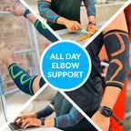 Compression Elbow Support Sleeve for Tennis Elbow Pain Relief