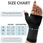 Wrist & Thumb Support – Compression Sleeve for Comfort & Stability, Joint & Hand Support for Men & Women