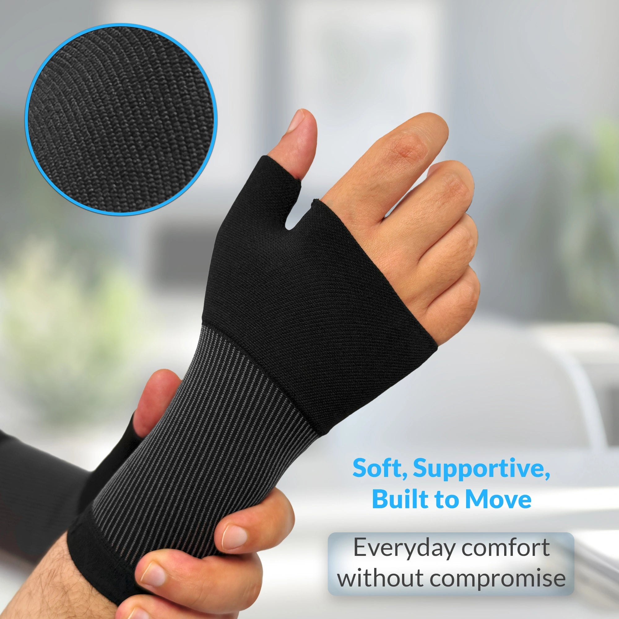 Wrist & Thumb Support – Compression Sleeve for Comfort & Stability, Joint & Hand Support for Men & Women