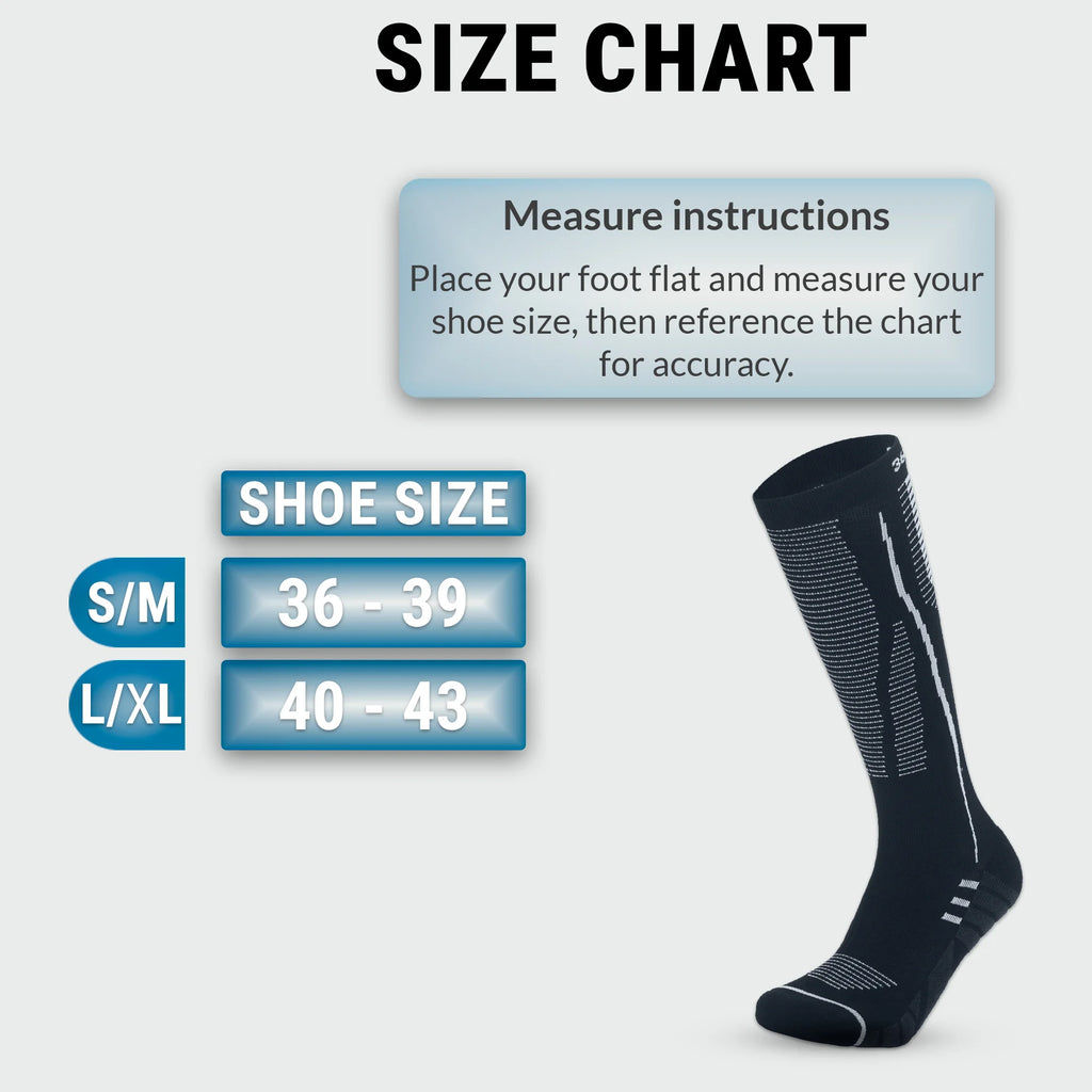 Premium Compression Socks, 15-20 mmHG for Flight, Running, Nursing, Soft Breathable and Comfy Fabric Sports