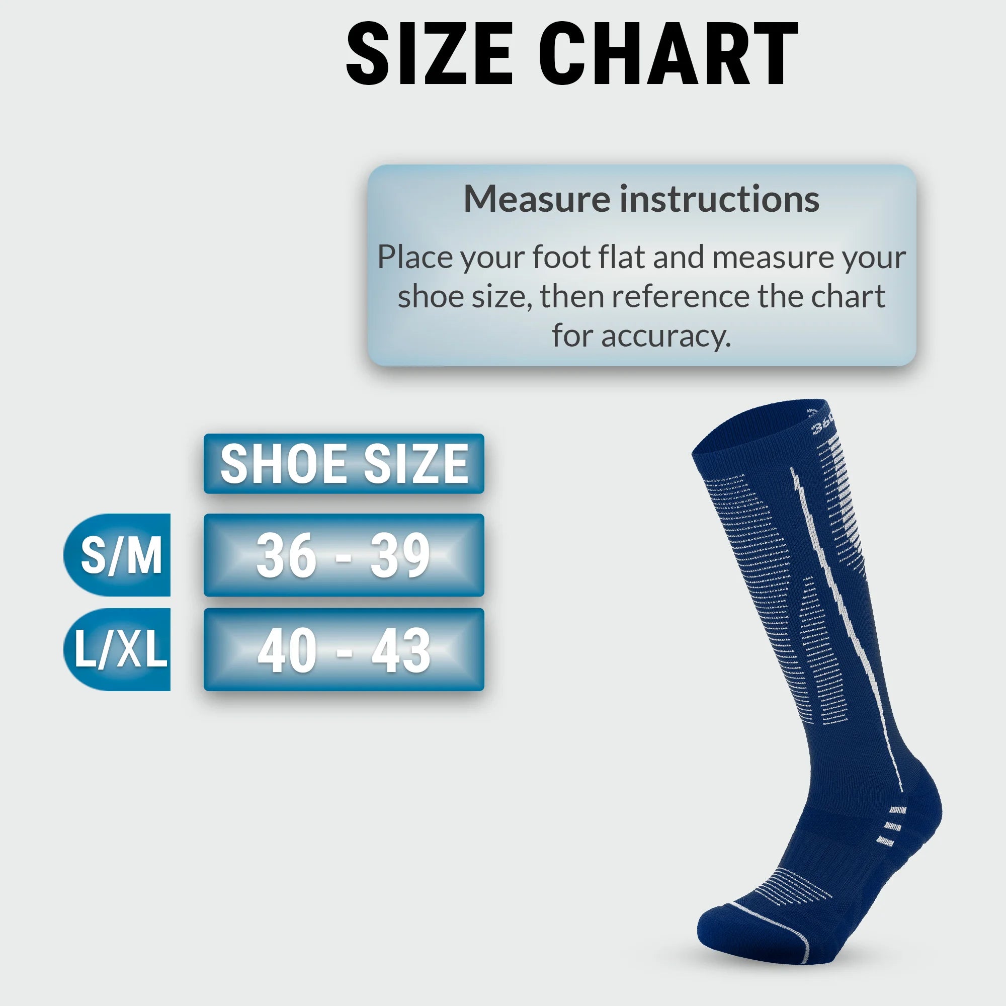 Premium Compression Socks, 15-20 mmHG for Flight, Running, Nursing, Soft Breathable and Comfy Fabric Sports