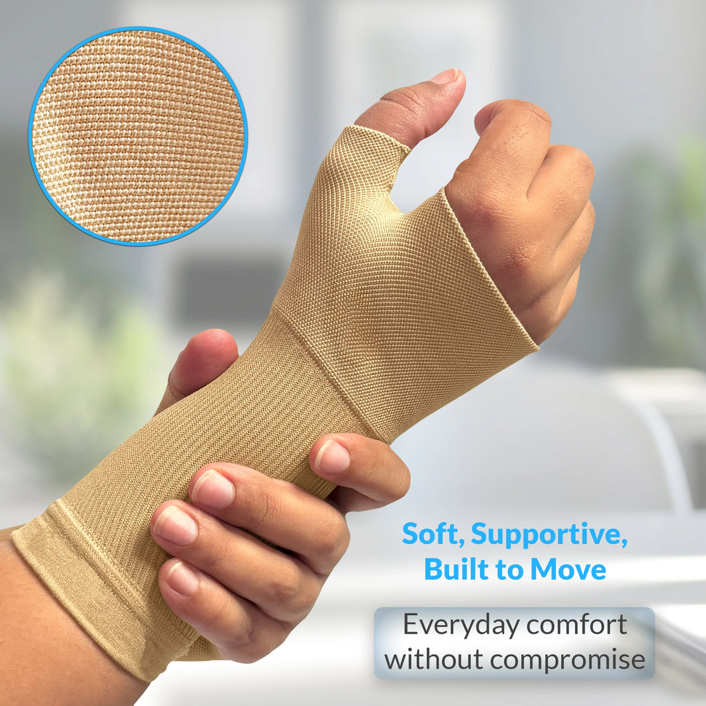 Wrist & Thumb Support – Compression Sleeve for Comfort & Stability, Joint & Hand Support for Men & Women