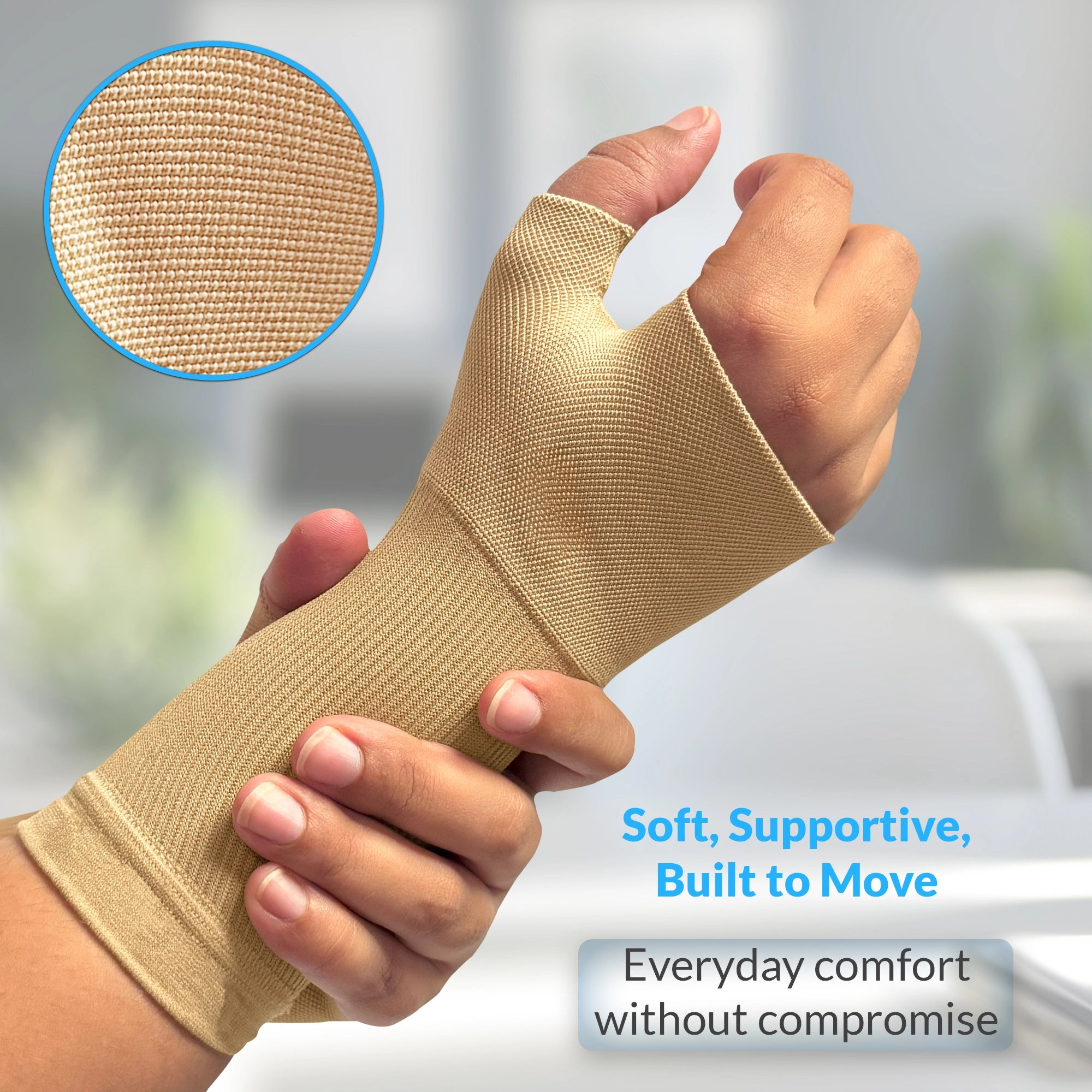 Wrist & Thumb Support – Compression Sleeve for Comfort & Stability, Joint & Hand Support for Men & Women