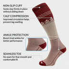 Premium Compression Socks for Long Flights & Running