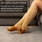 Copper Infused Compression socks, 15-20 mmHG, for better Circulation during Travel