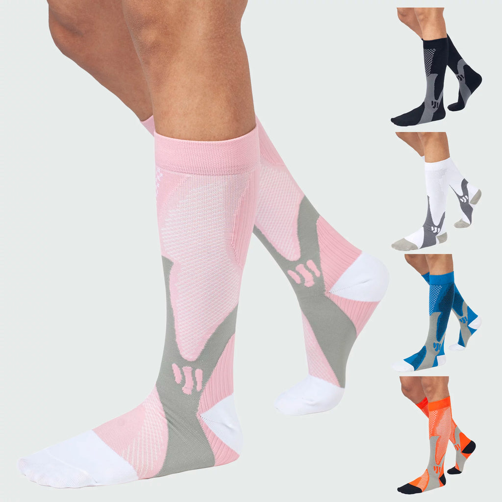 Copper Compression Socks for Women & Men, Running, Nurses, 15-20 mmHG, Shin Splint, Flight Travel, Maternity, Pregnancy
