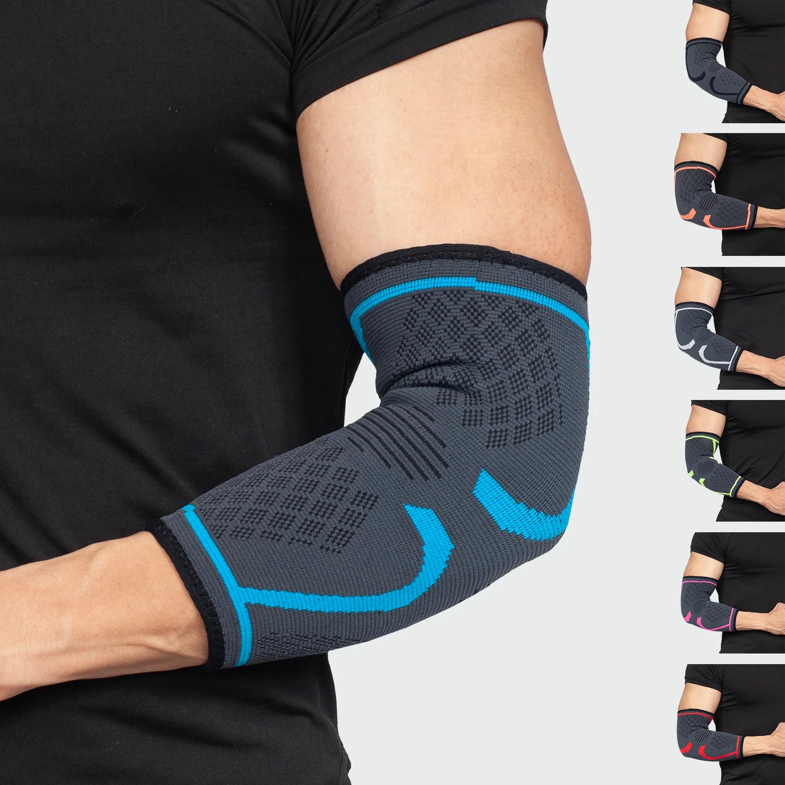 Compression Elbow Support Sleeve for Tennis Elbow Pain Relief Secondary image