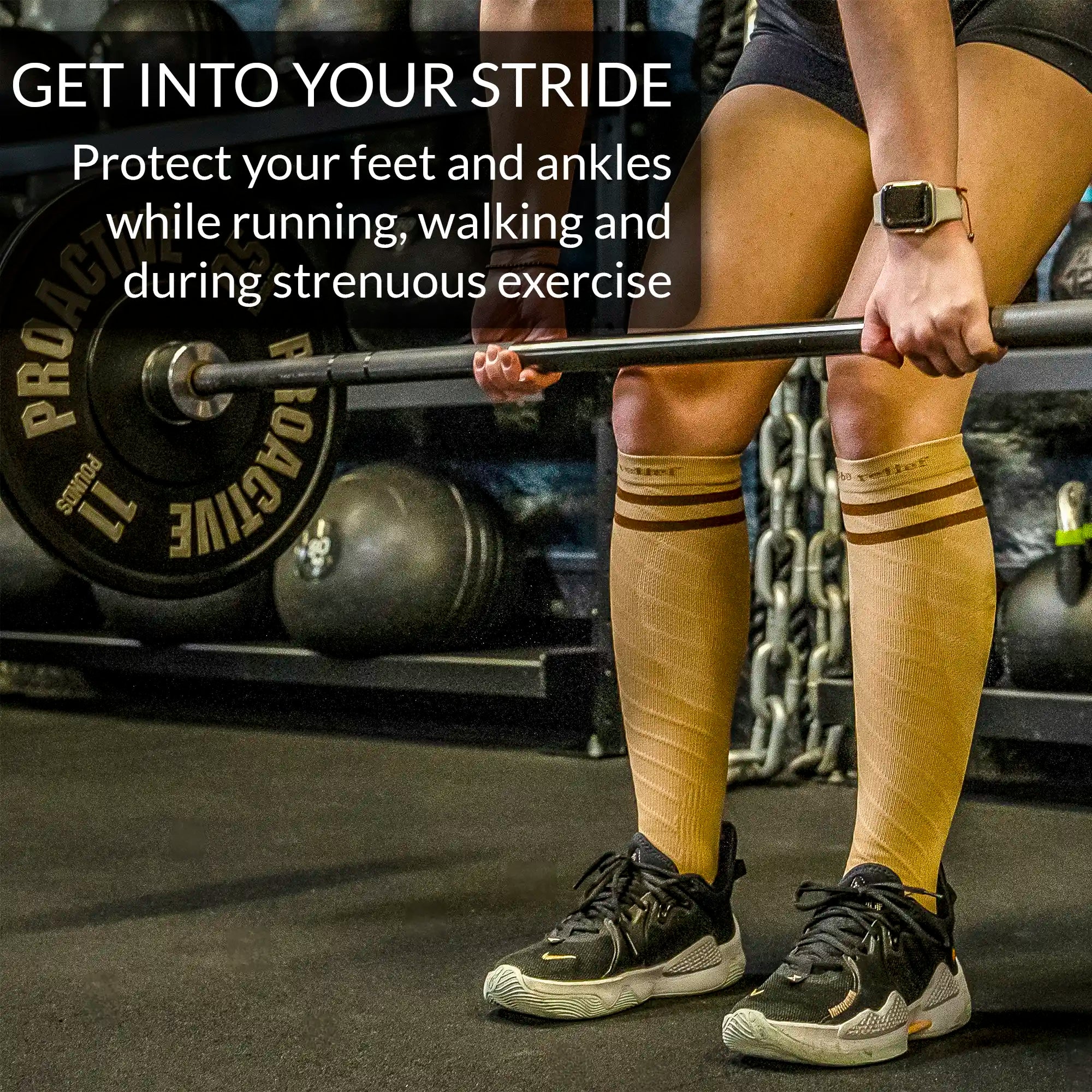 Knee High Compression Socks Stockings for Women, Men, Running, Cycling, Nurses, Flying, Edema, Pregnancy, 15-20 mmHG