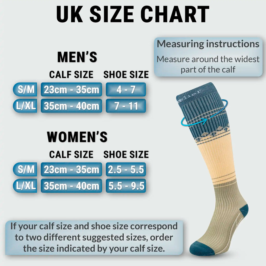 Premium Compression Socks for Women & Men, 15-20 mmHg Travel Flight Socks, Graduated Support, Ideal for Running, Cycling & during Maternity