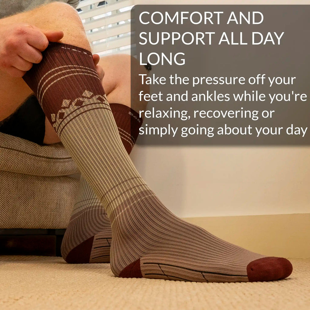 Premium Compression Socks for Women & Men, 15-20 mmHg Travel Flight Socks, Graduated Support, Ideal for Running, Cycling & during Maternity