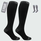 Compression Socks for Women and Men, 15-20 mmHG Premium Socks for Flight, Swollen Legs, DVT, Varicose Veins, Athletic Running, Cycling, Gym