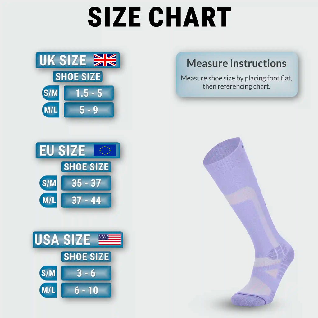 Premium Compression Socks 15-20 mmHG for Running, Pregnancy, Flight with Soft, Breathable, Comfy Fabric Sports