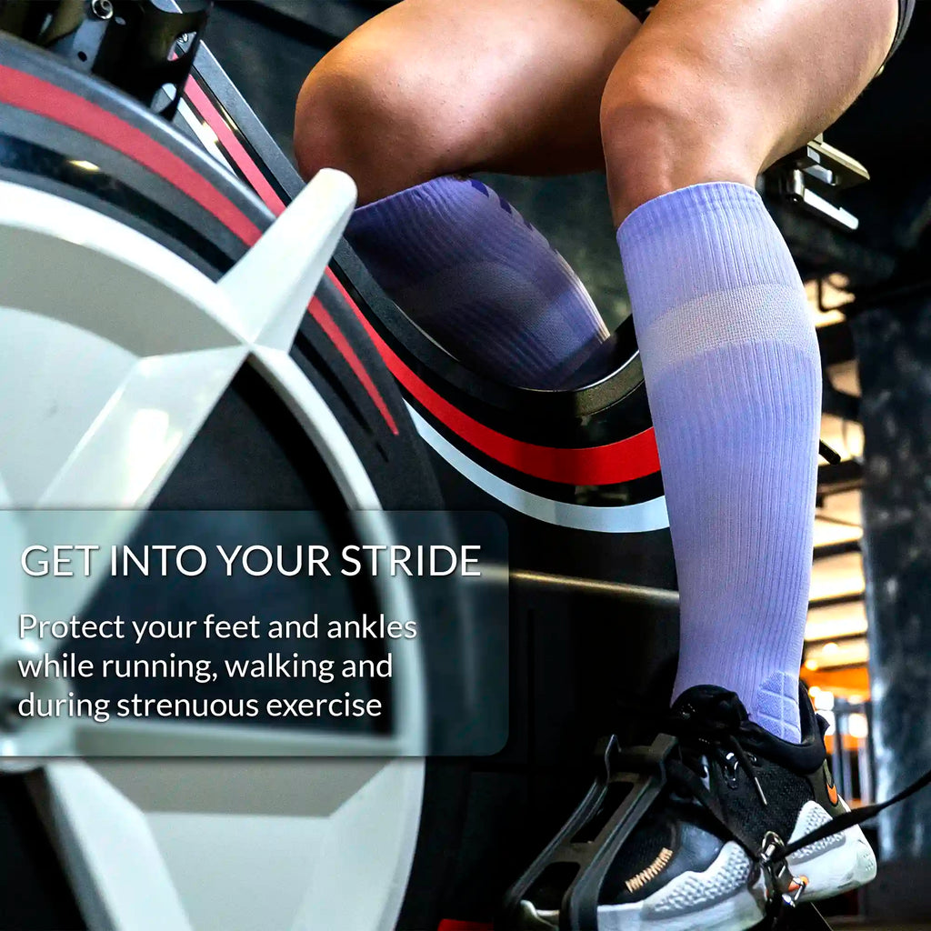 Premium Compression Socks 15-20 mmHG for Running, Pregnancy, Flight with Soft, Breathable, Comfy Fabric Sports