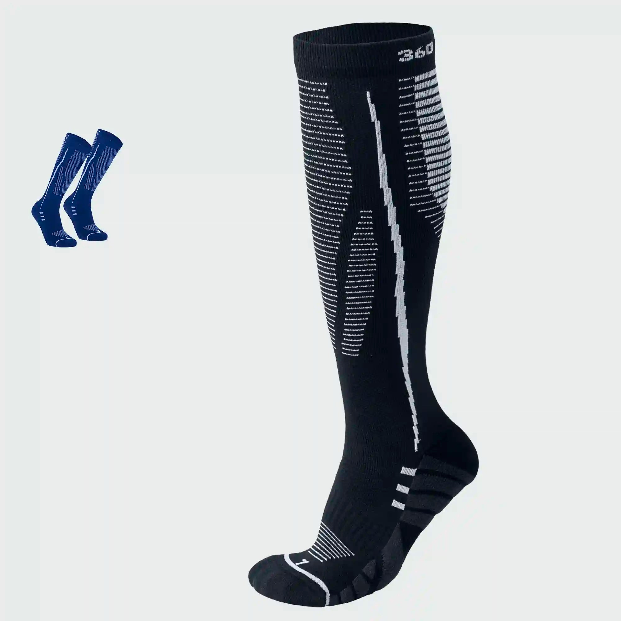 Premium Compression Socks, 15-20 mmHG for Flight, Running, Nursing, Soft Breathable and Comfy Fabric Sports