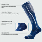Premium Compression Socks, 15-20 mmHG for Flight, Running, Nursing, Soft Breathable and Comfy Fabric Sports