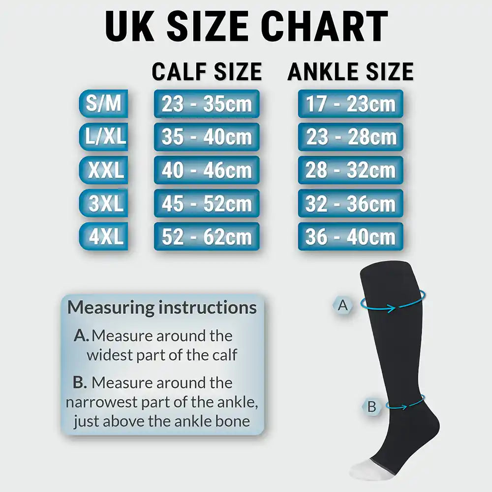 Open Toe Compression Socks 15-20 mmHg for Swollen Legs
