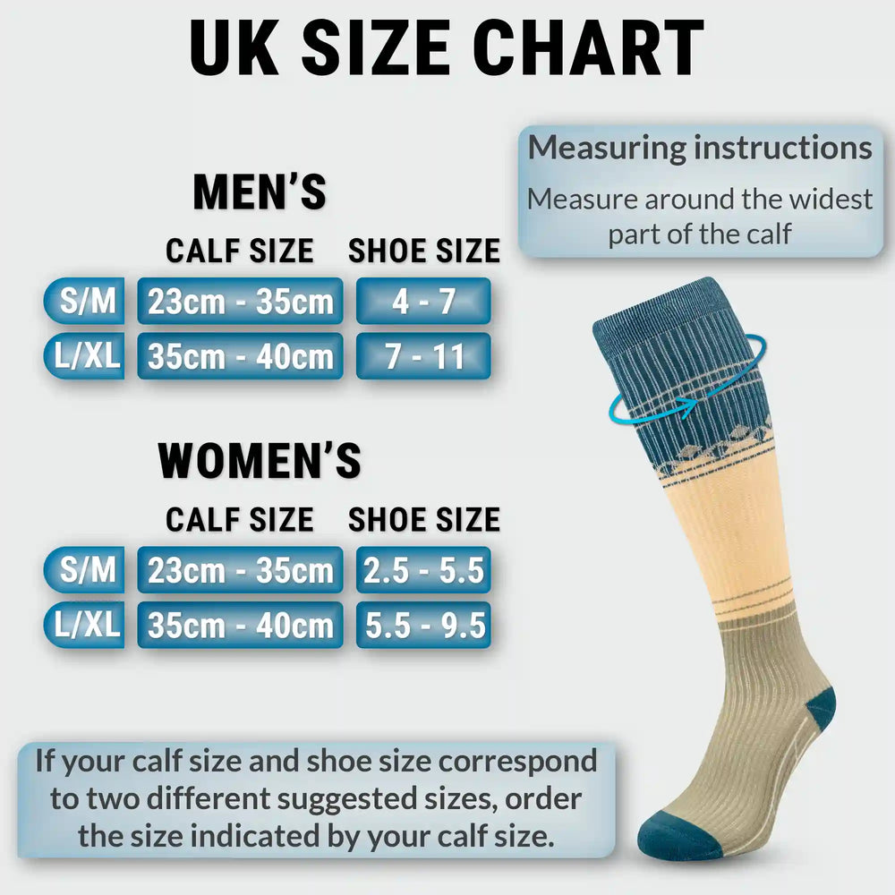Premium Compression Socks for Long Flights & Running