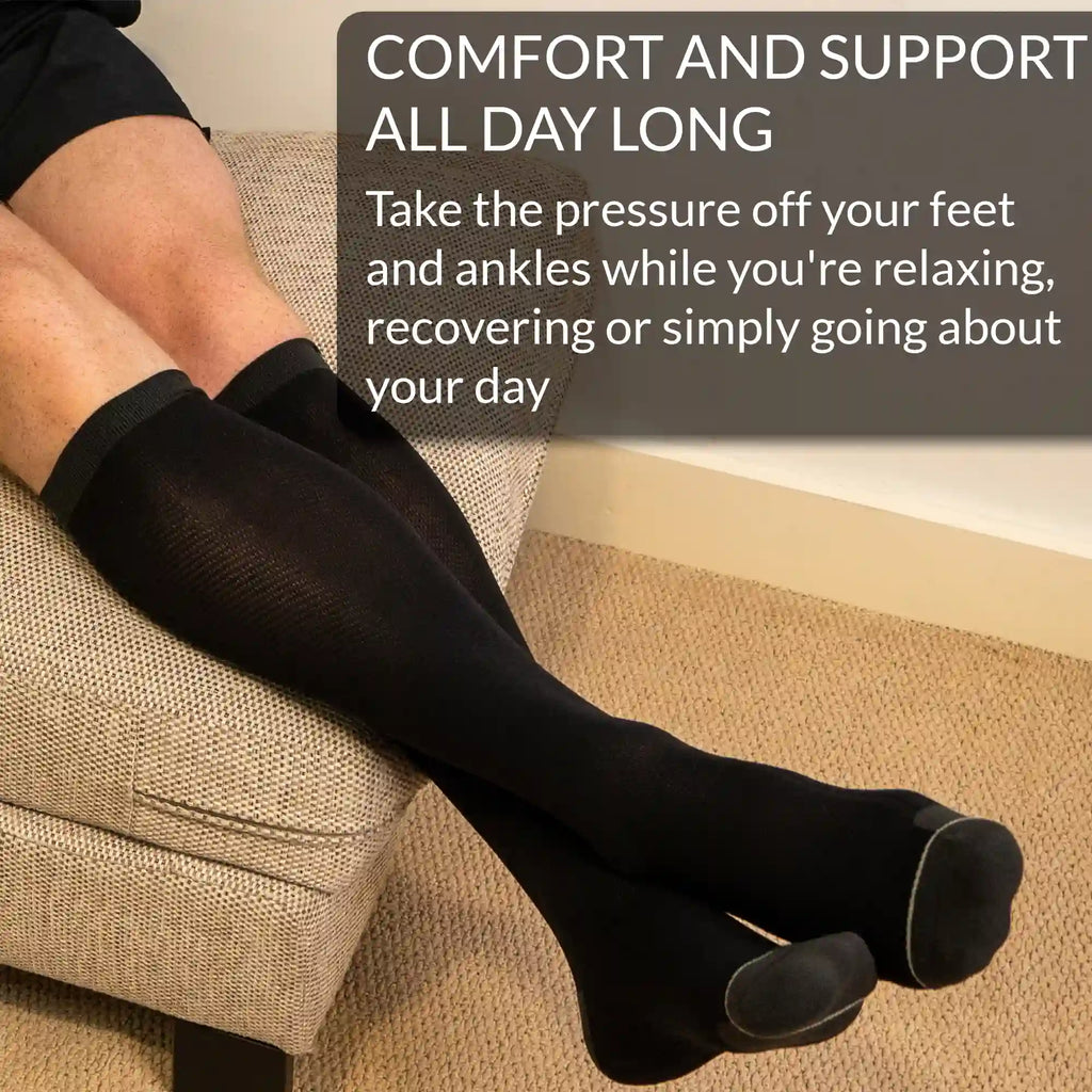 Compression Socks for Swollen Legs & Long Flights