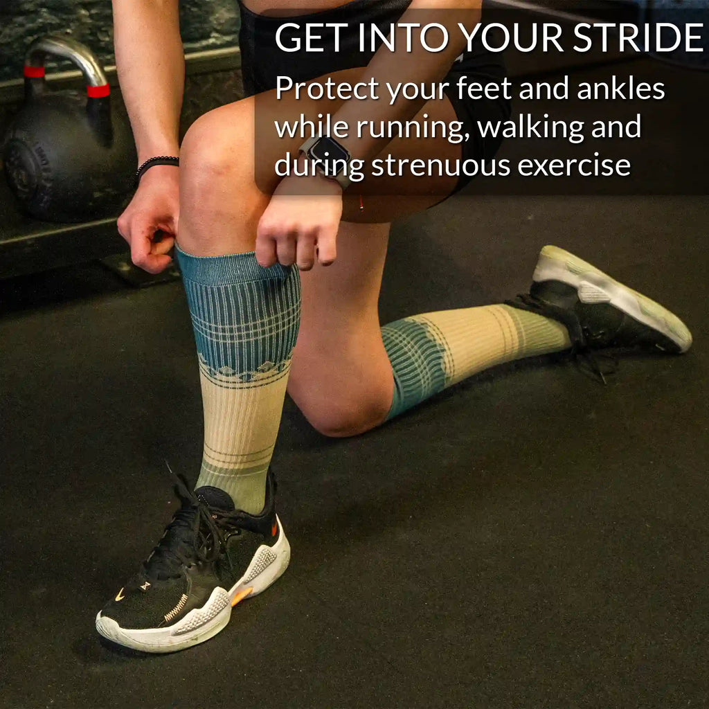 Premium Compression Socks for Long Flights & Running