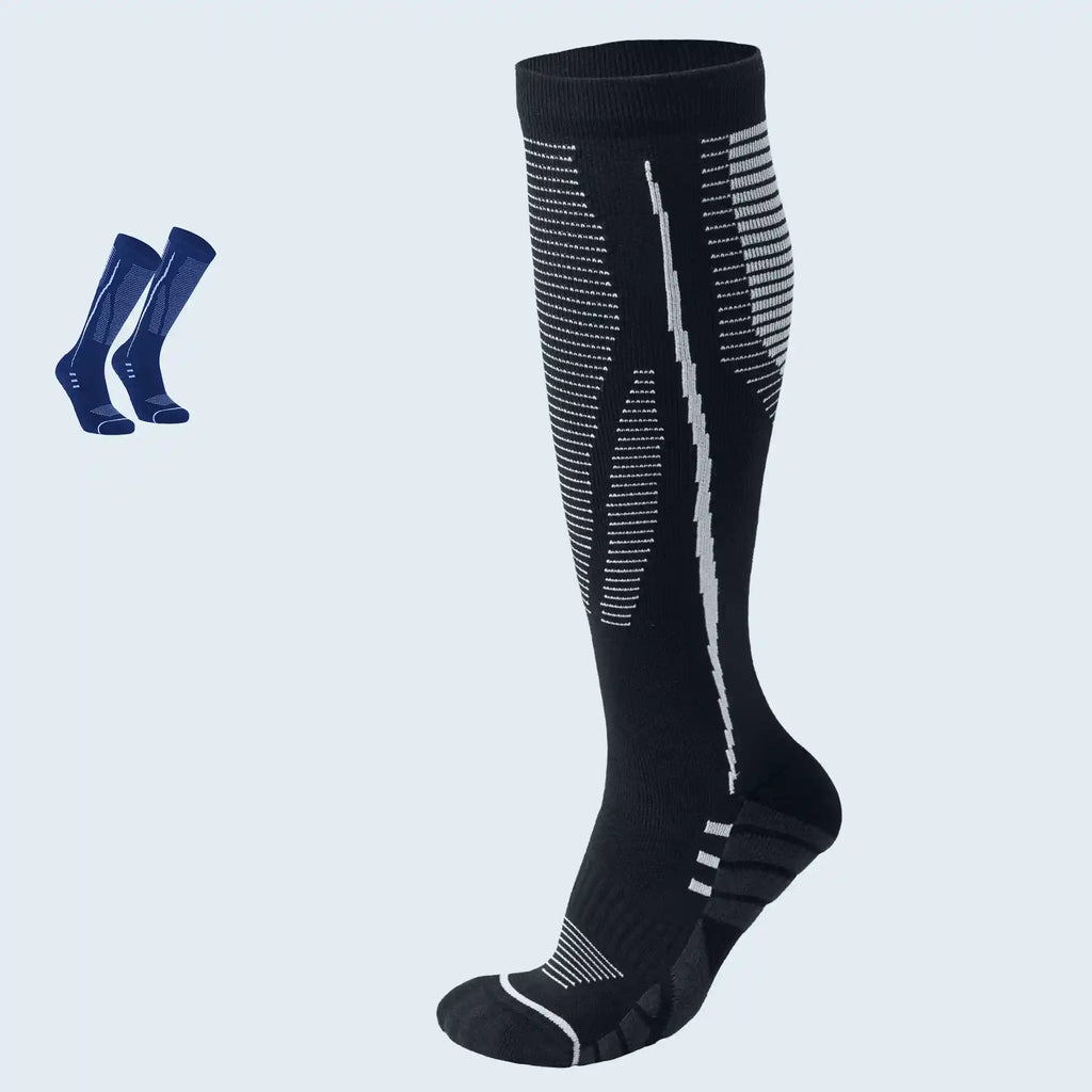 Premium Compression Socks 15-20 mmHg for Flight & Nursing
