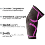 Compression Elbow Support Sleeve for Tennis Elbow Pain Relief