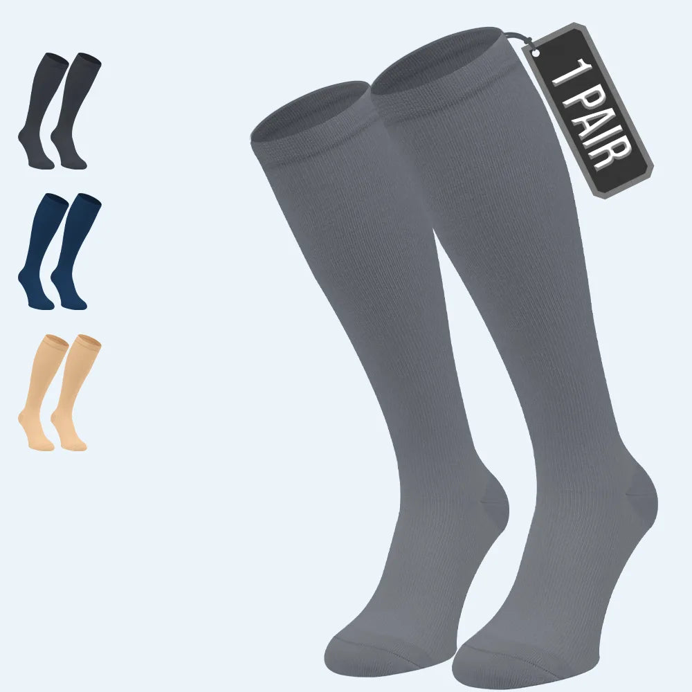 Compression Socks for Women & Men – Long Flight Travel Support