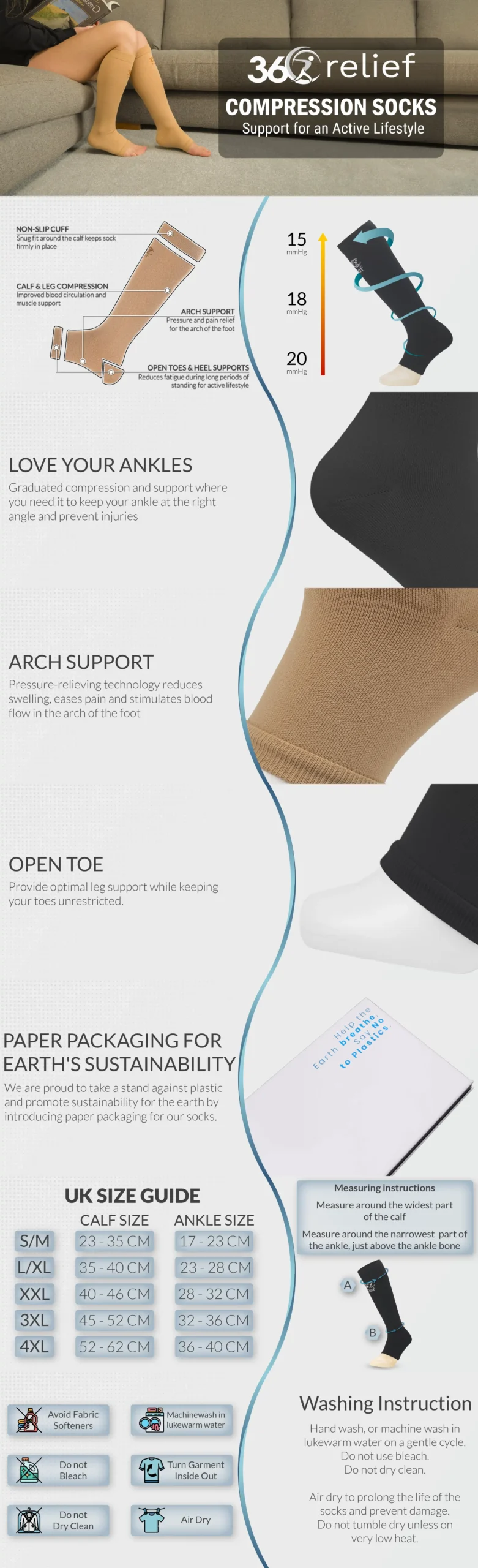 Medical Compression Socks Supports product