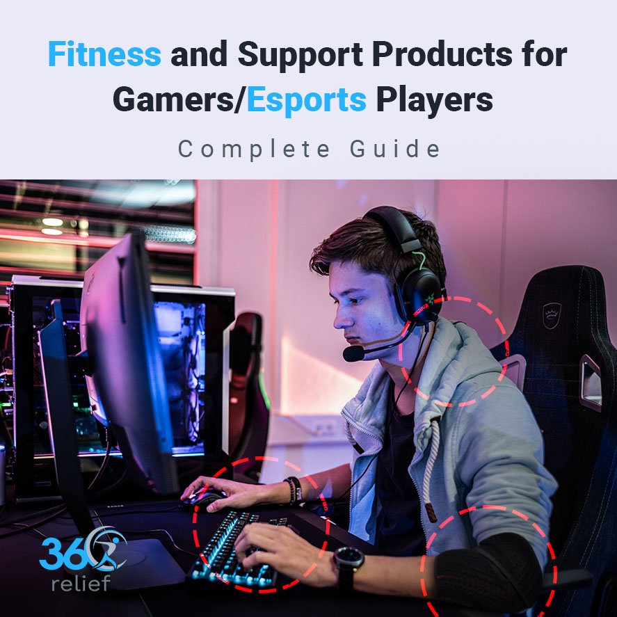 Fitness and Support Products for Gamers Esports Player