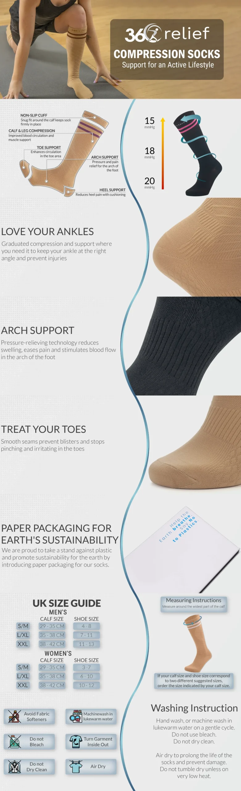 Medical Compression Socks Supports product
