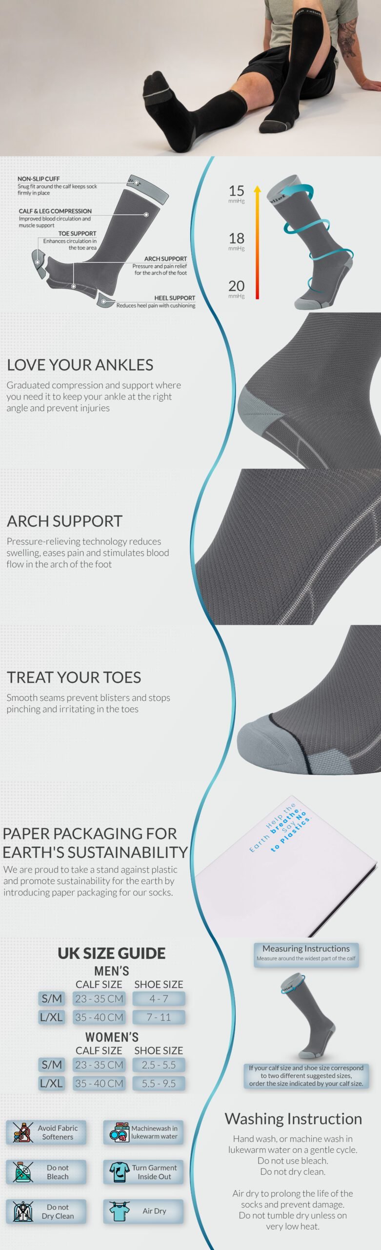 Medical Compression Socks Supports product