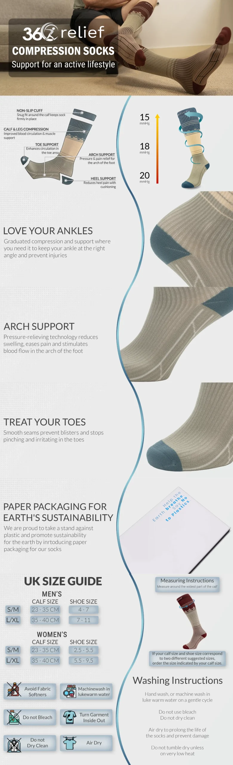 Medical Compression Socks Supports product