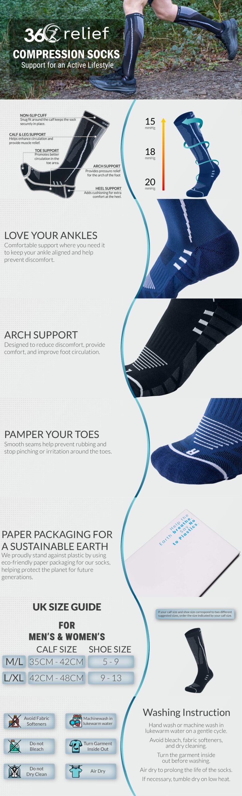 Medical Compression Socks Supports product