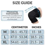 1 Pair Knee Support for Women & Men, Compression Knee Sleeves for Sports, Running, Squats, and Workouts, Flexible & Comfortable Fit - Image 7