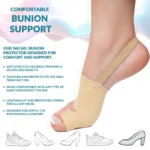 Silicone Bunion Corrector with Gel Pads and Heel Strap – Big Toe Separator & Straightener for Comfort and Support – Reduces Pressure & Soreness - Image 6