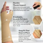 Wrist & Thumb Support – Compression Sleeve for Comfort & Stability, Joint & Hand Support for Men & Women - Image 5