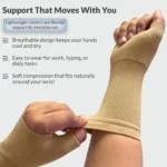 Wrist & Thumb Support – Compression Sleeve for Comfort & Stability, Joint & Hand Support for Men & Women - Image 6