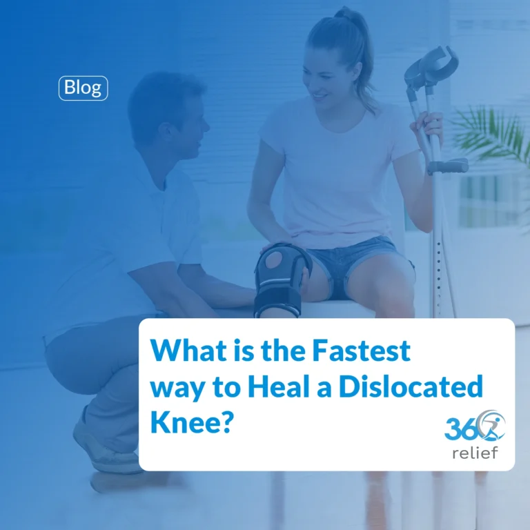 What is the fastest way to heal a dislocated knee